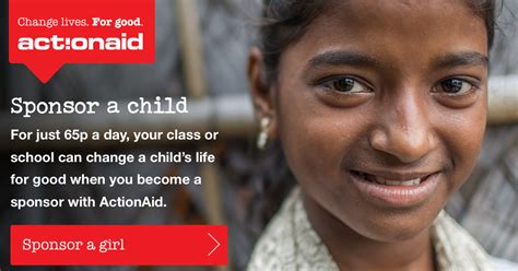 sponsor a girl charity|actionaid sponsor a child.